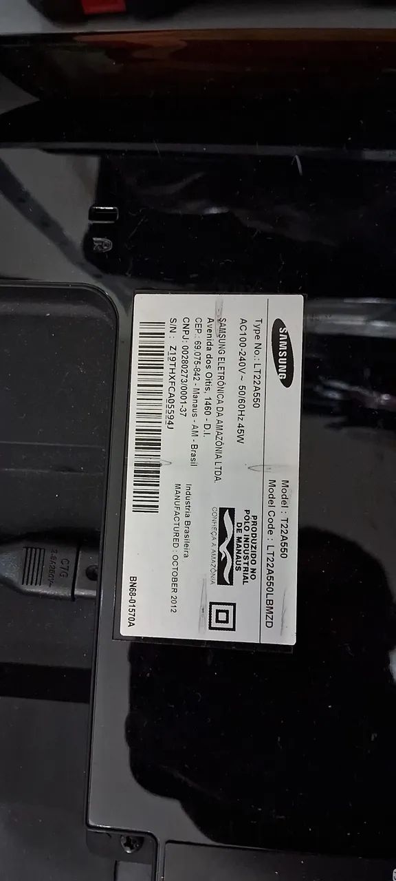 Monitor sansung 22 polegadas, televisão, conservado tudo funcionando zap *  - Foto 4
