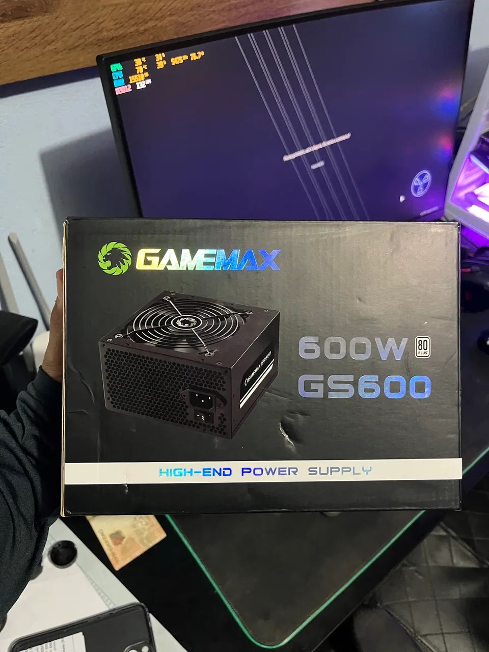 FONTE GAMEMAX 600w 80plus - Foto 2