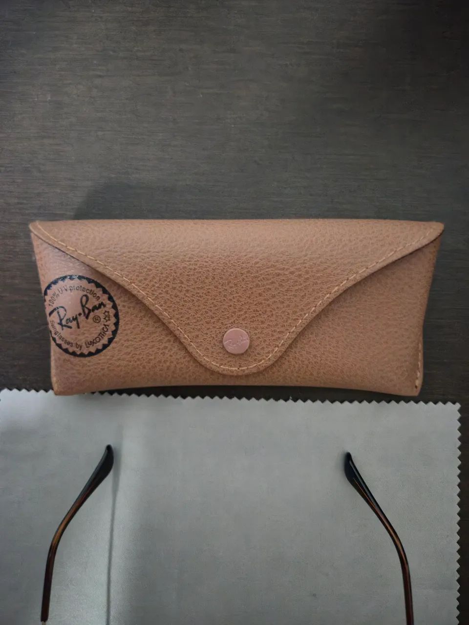 Óculos Ray-Ban Aviator Gradient Ouro/marrom - Foto 4