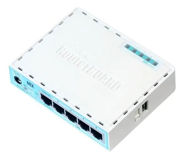 KIT com 8 - Roteador MikroTik Hex RB750Gr3 Branco - Foto 4