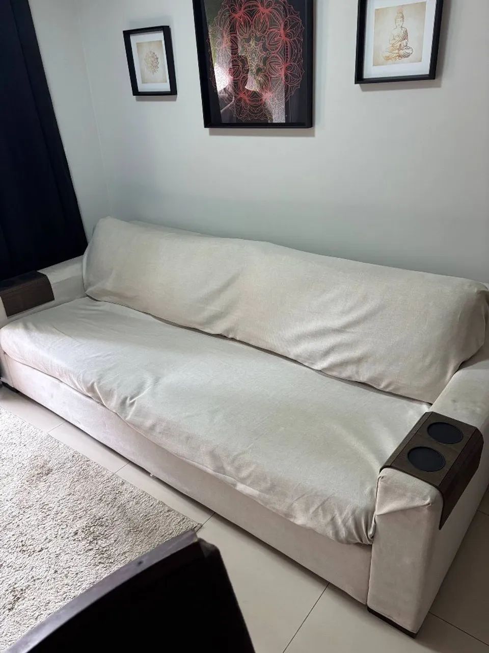 Sofá 4 lugares Grandes com almofadas Decorativas - Foto 3