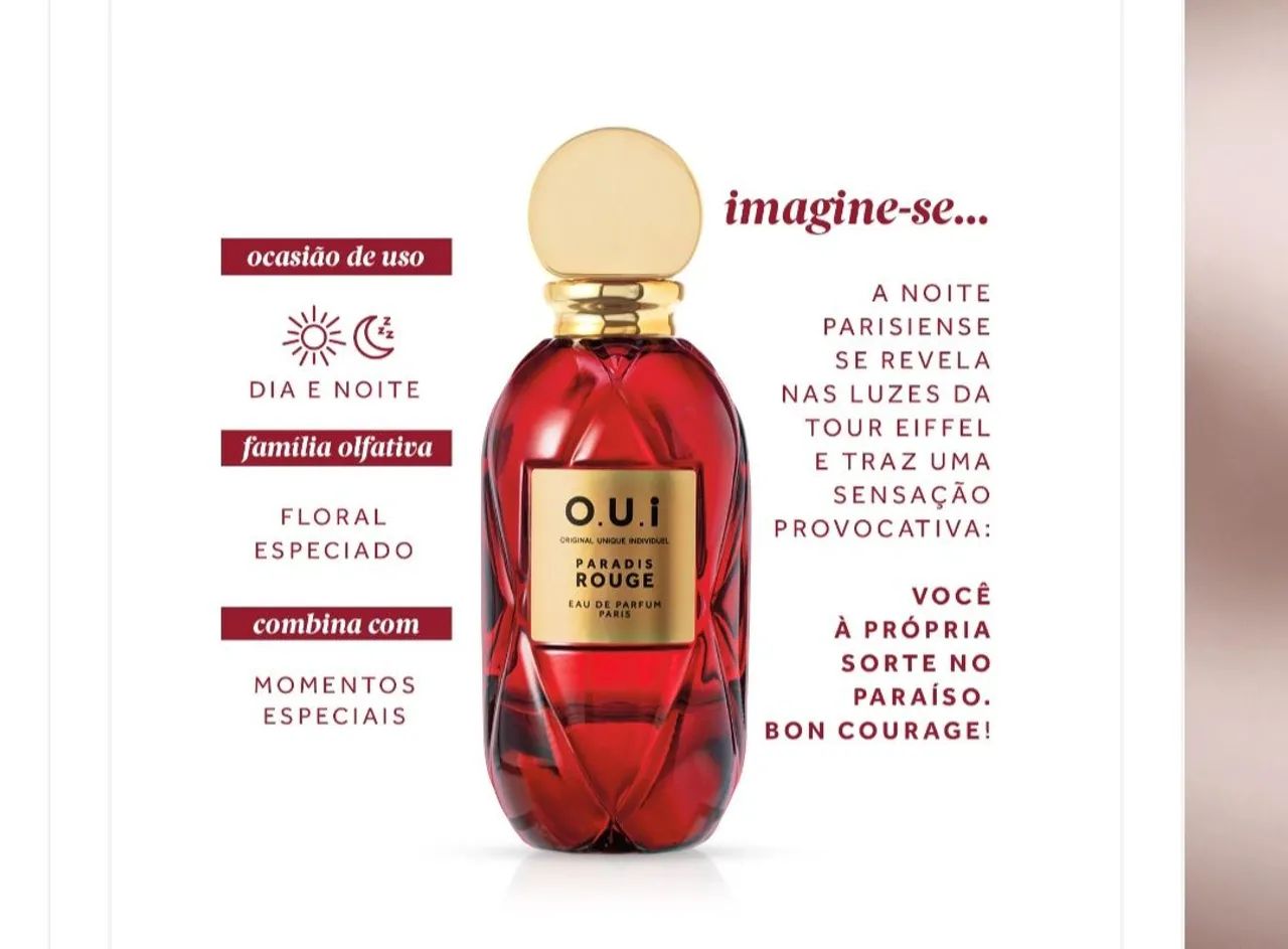 Perfume O.U.I boticário
