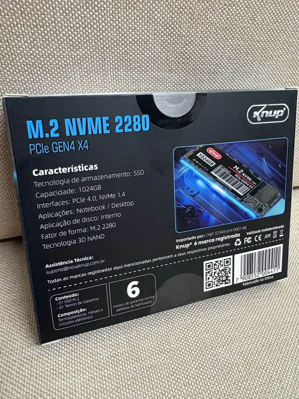 SSD 1TB NVME GEN4 7000mbs KNUP HD837 - Foto 2