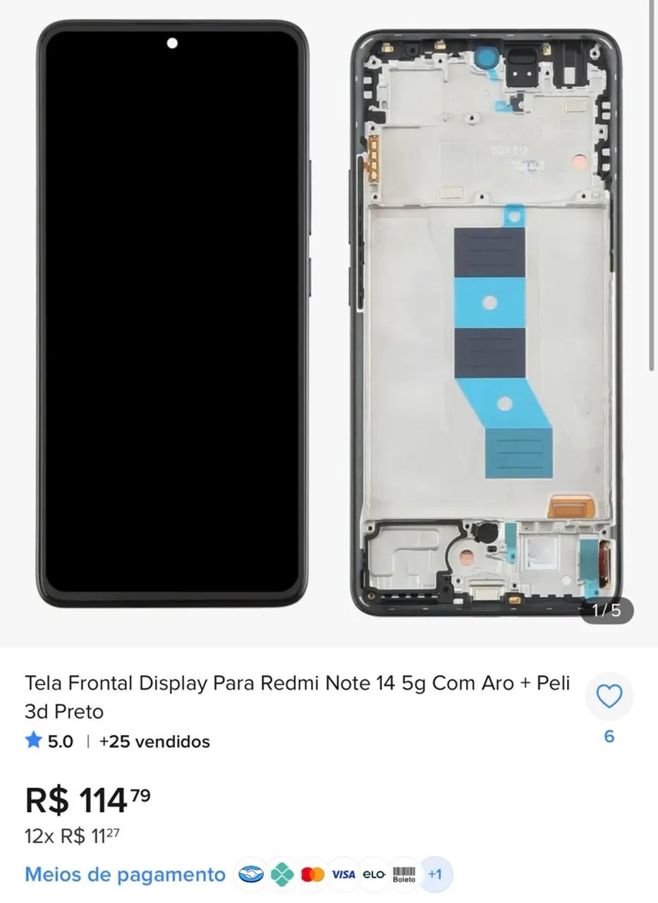 ? Redmi Note 14 5G ? Usado leia com atenção? - Foto 5