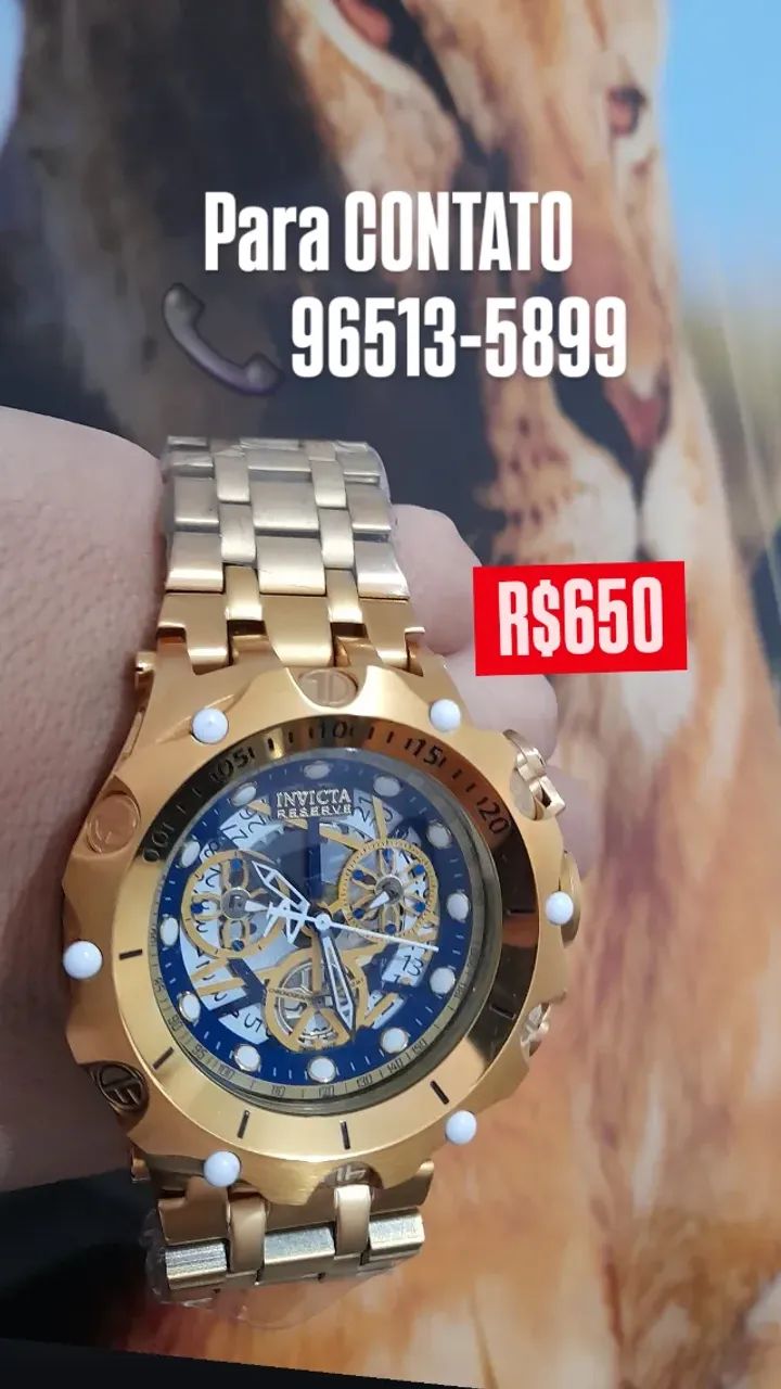 Relógio INVICTA VENOM HIBRID SKELETON MULTIFUNCIONAL - ENTREGAMOS  - Foto 3