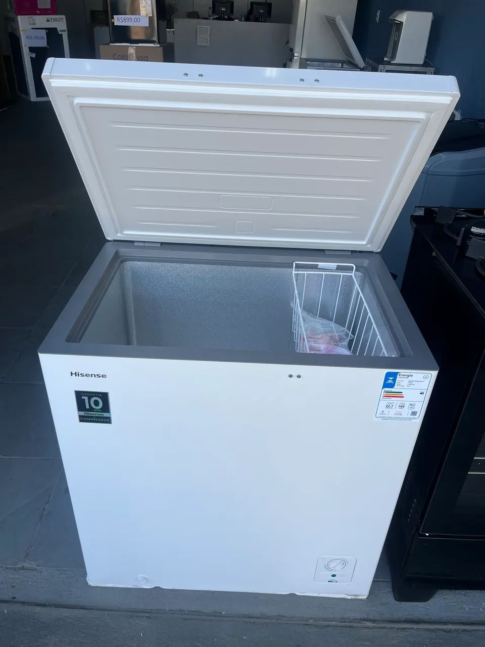 Freezer Horizontal 198 Litros Novo - Foto 4