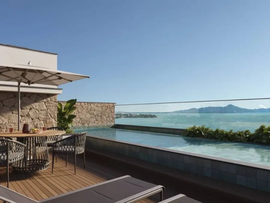 Studio com piso porcelanato, sacada e garagem - 36m²