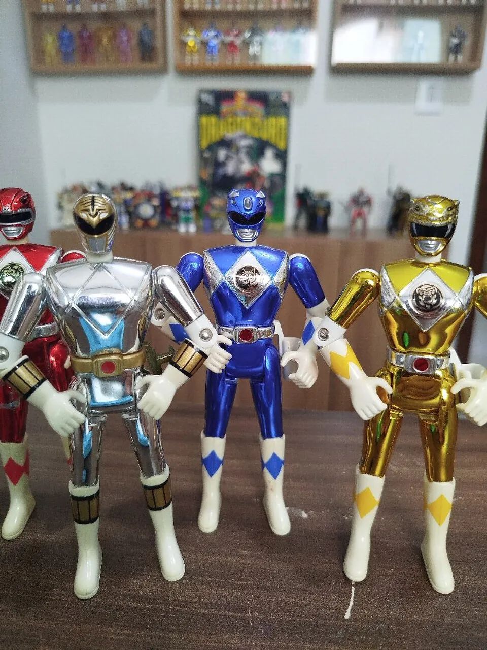 Power Rangers cromados metálicos Bandai edição especial (Lote2) - Foto 3