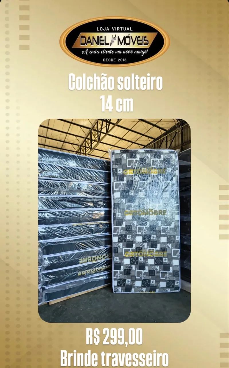 Colchão solteiro 