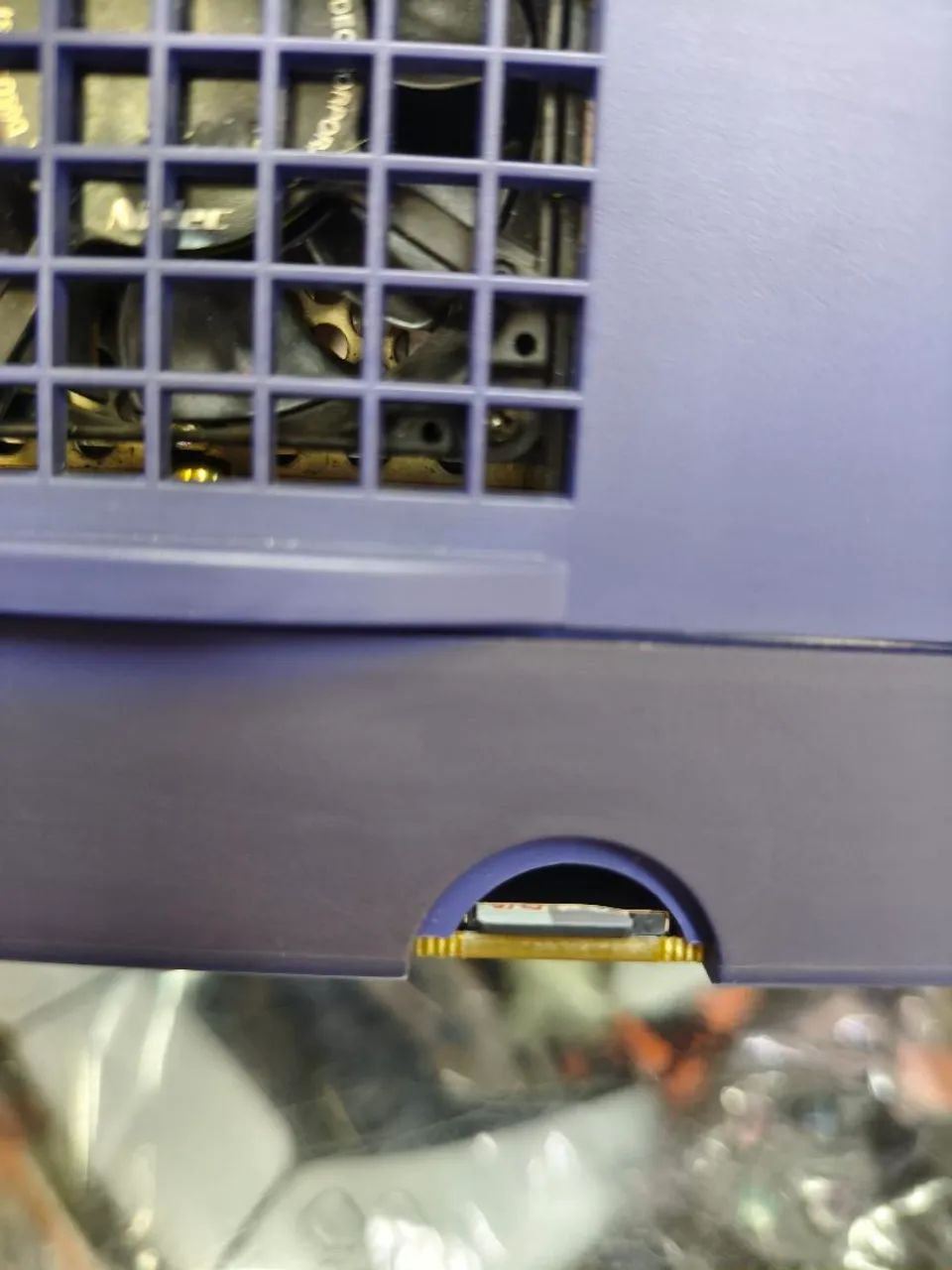 Nintendo Game Cube roxo com Swiss  - Foto 2