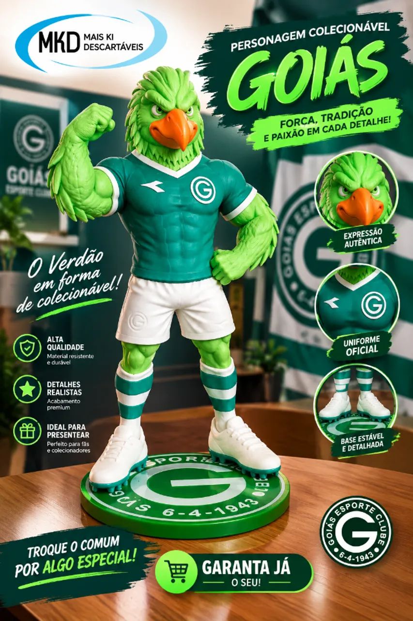 Mascote de times, Goias, Atletico, Vila Nova, Corinthians - Foto 2
