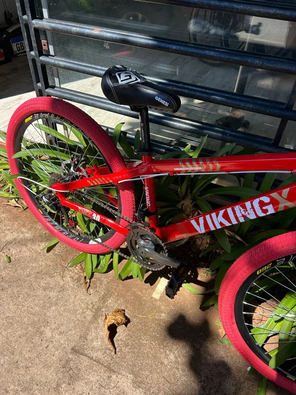 BICICLETA VIKING X TUFF30 VERMELHA ARO26 QUADRO13 - Ciclismo