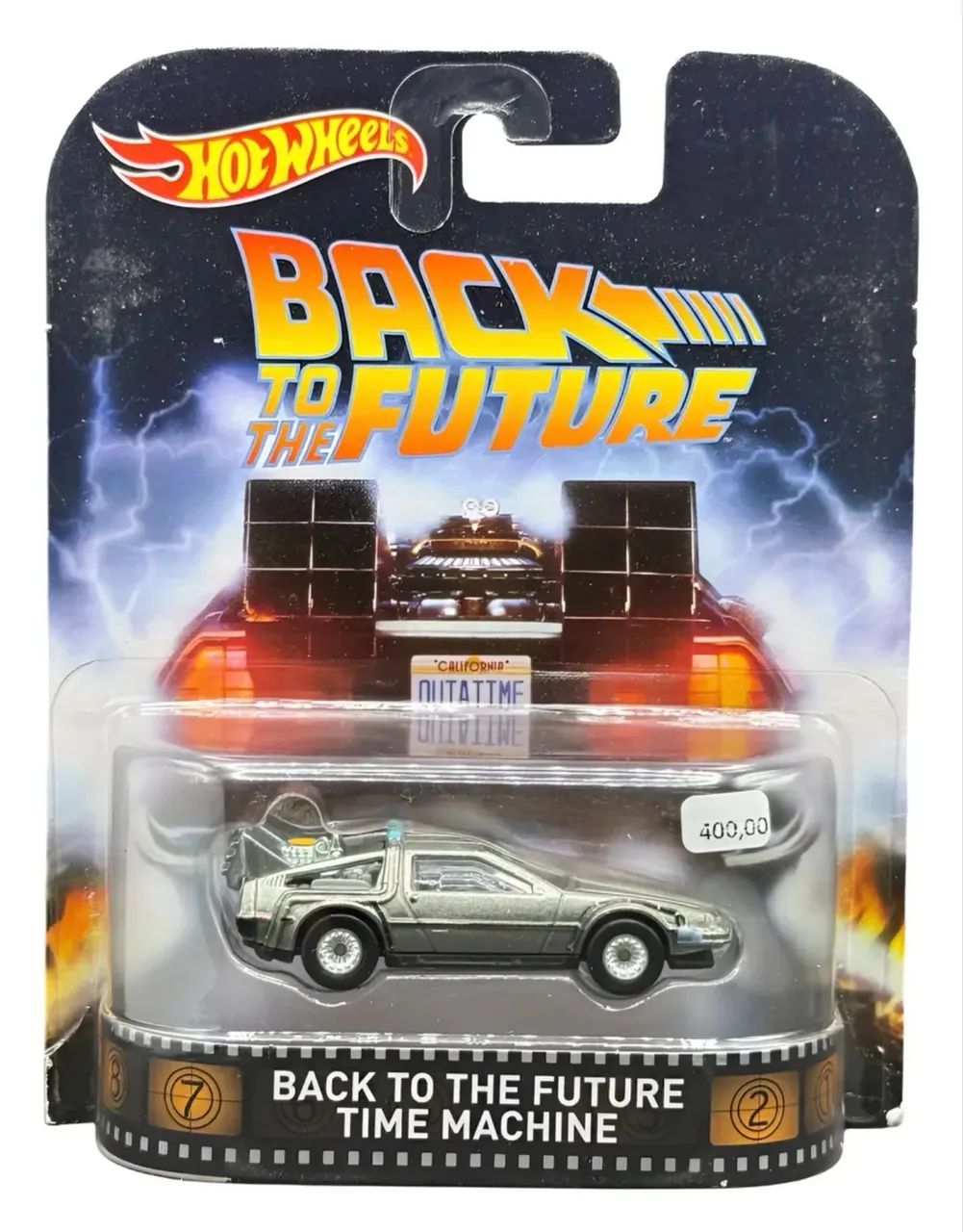 Back To The Future Time Machine 2016 Hot Wheels 1/64 de volta para o futuro