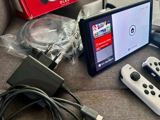 Nintendo Switch OLED - Semi-Novo - Ótimo preço - Foto 3