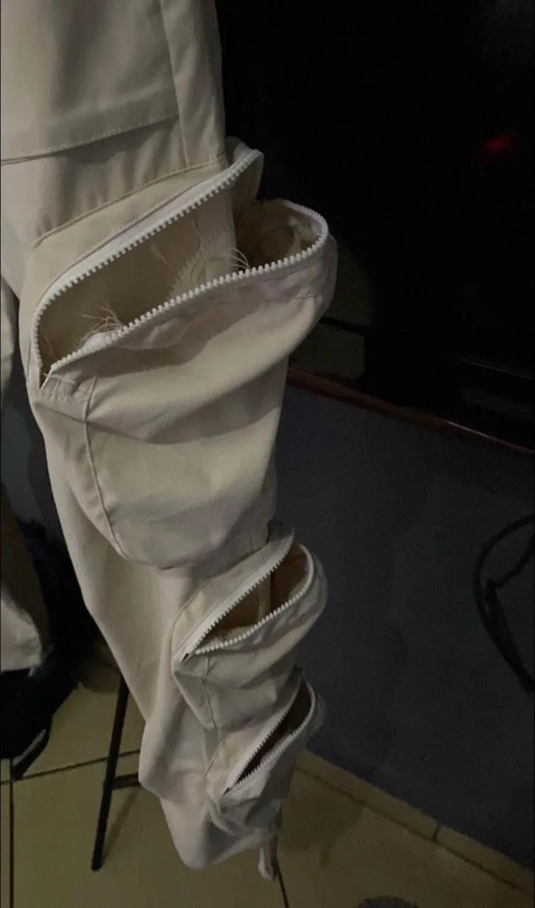 Calça cargo Bege Travis Scott  - Foto 5