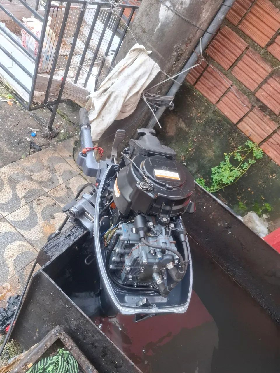 Motor de popa 15hp yamaha - Foto 4