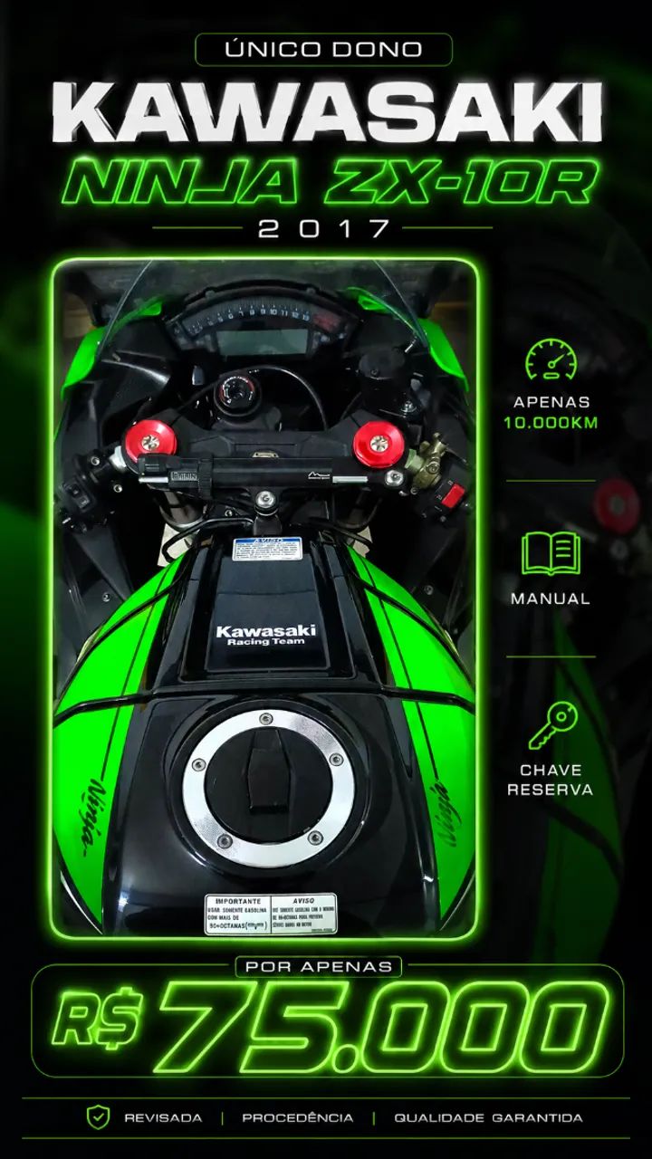 中トロページ① Kawasaki Zx-10/ Zx-10r 1000cc 2017 - 1497254826 | OLX