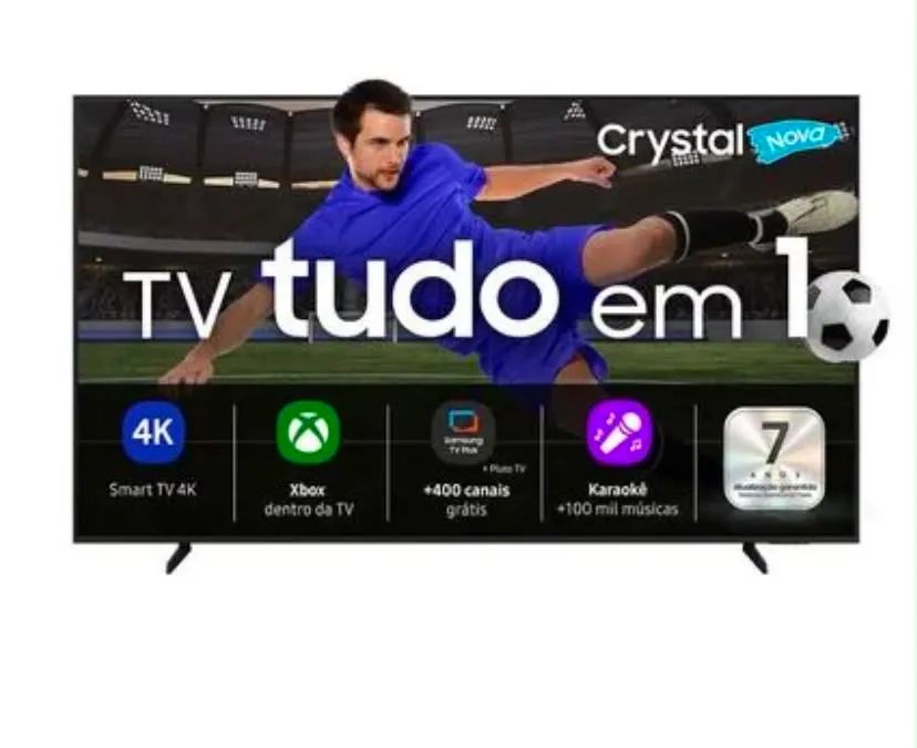 TV Samsung 75 polegadas Crystal UHD + soundbar  - Foto 2