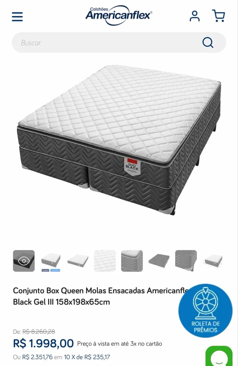 Cama Box American Flex 