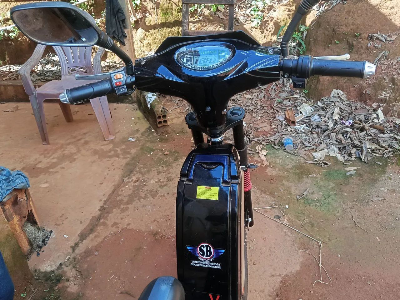 Bicicleta elétrica com marcha. Tem 3 marchas - Foto 5