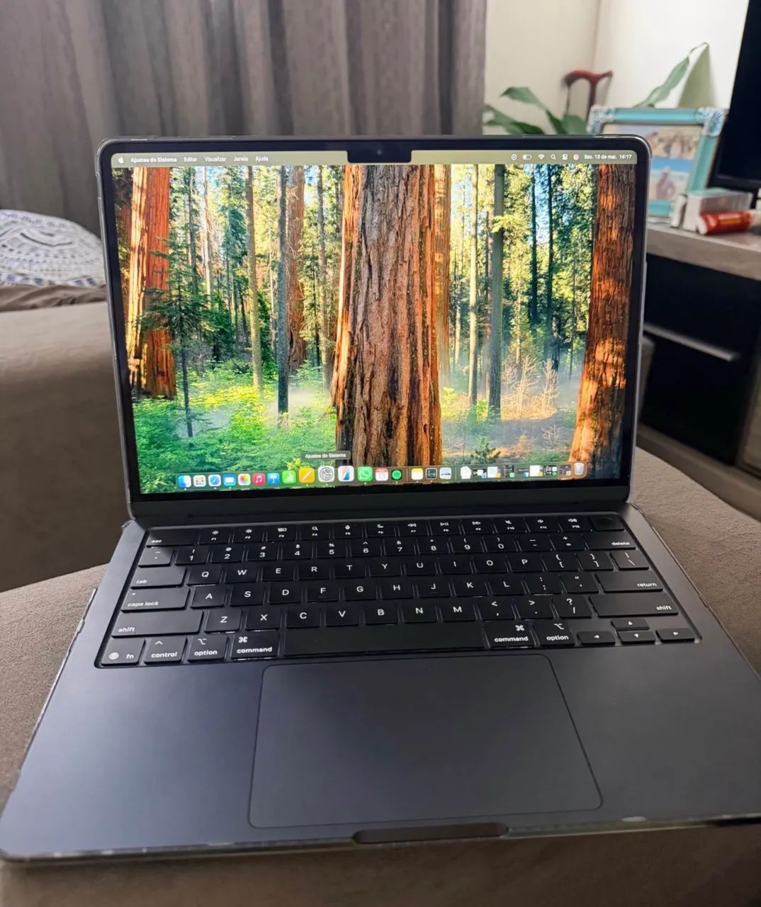 Macbook air 13 256g M4, meia noite (cor) - Foto 3