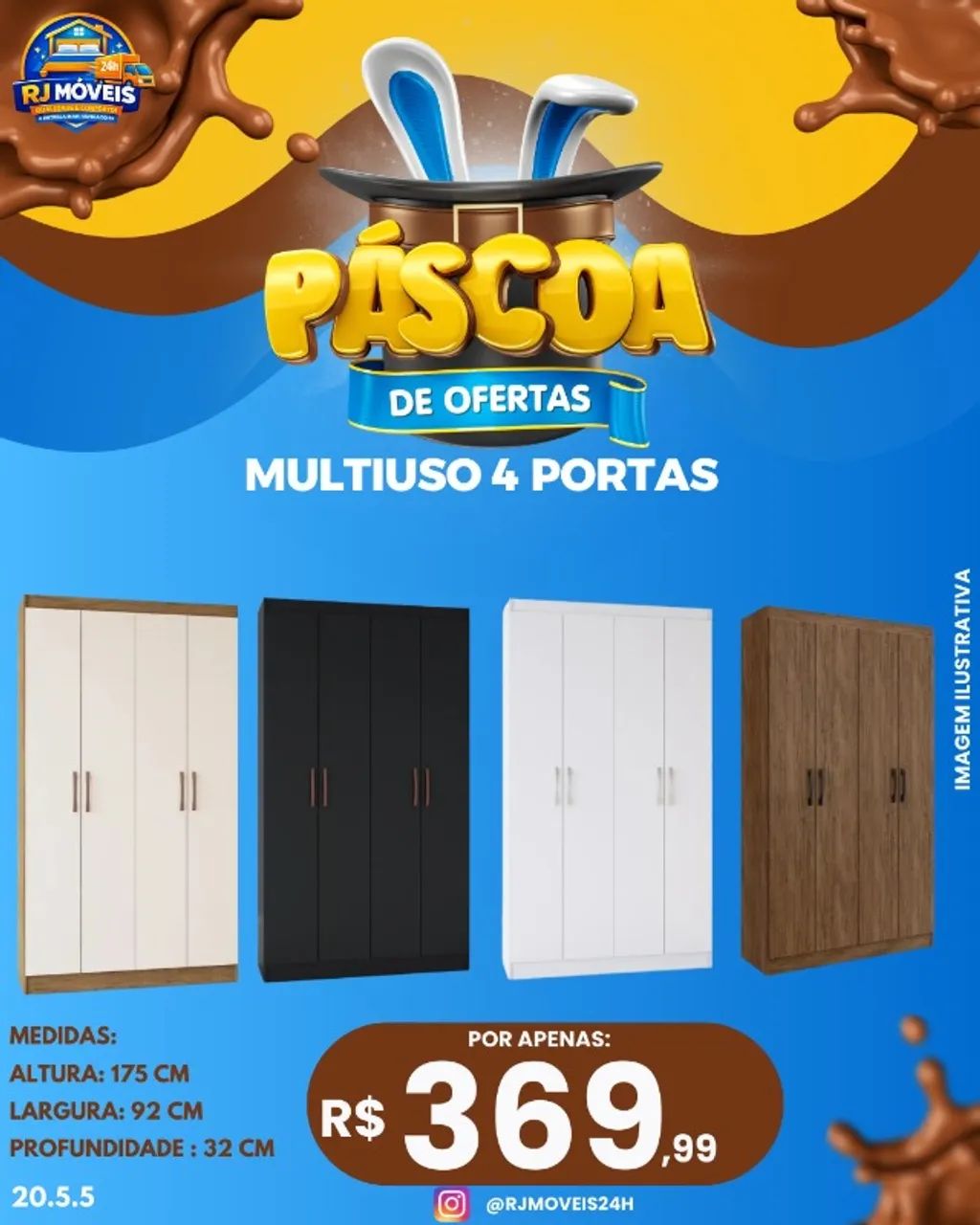 Multiuso 4 portas (Pague na entrega)