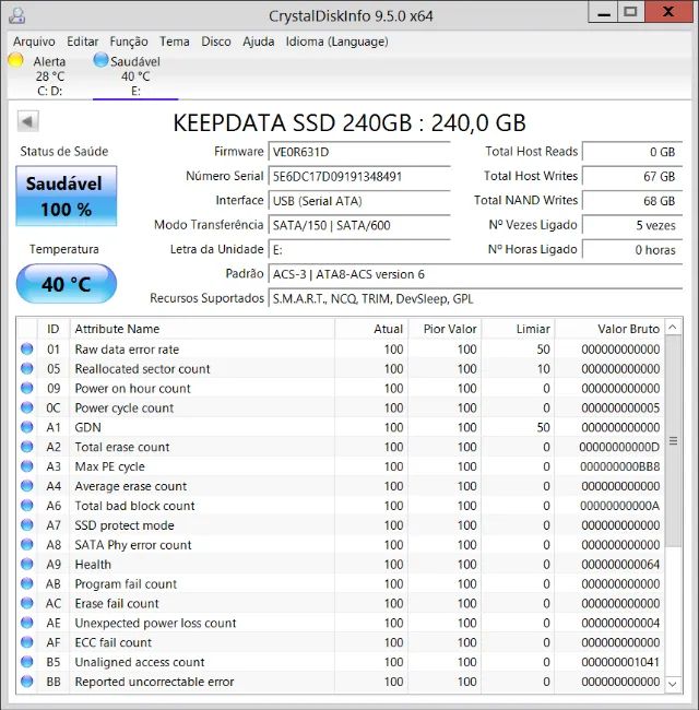 Pack 4 unid SSD 240 GB cada + cabo USB - Foto 2