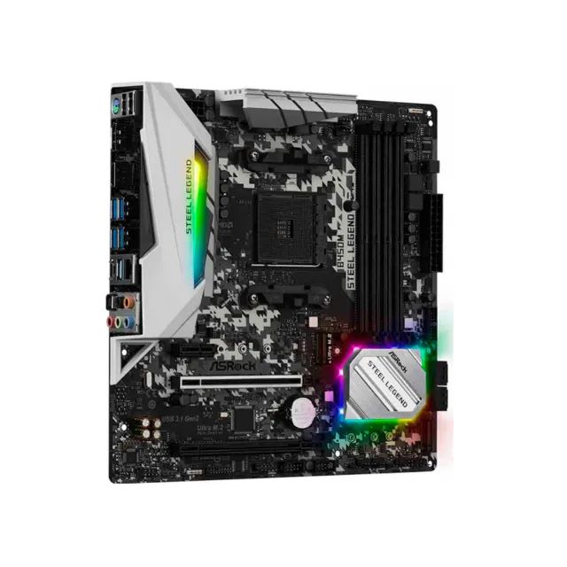 Placa-Mãe ASRock B450M Steel Legend - Foto 4