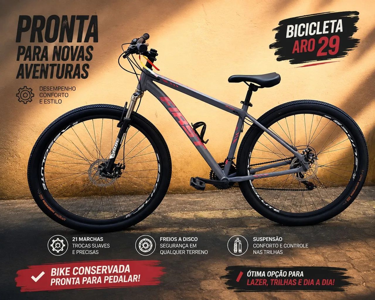 BICICLETA ARO 29