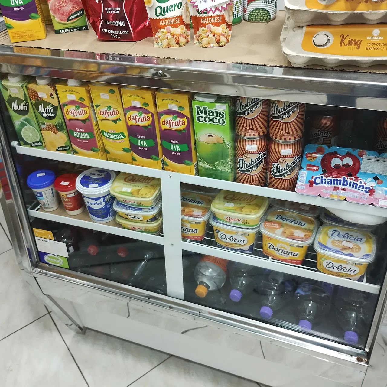 Geladeira expositora de variados