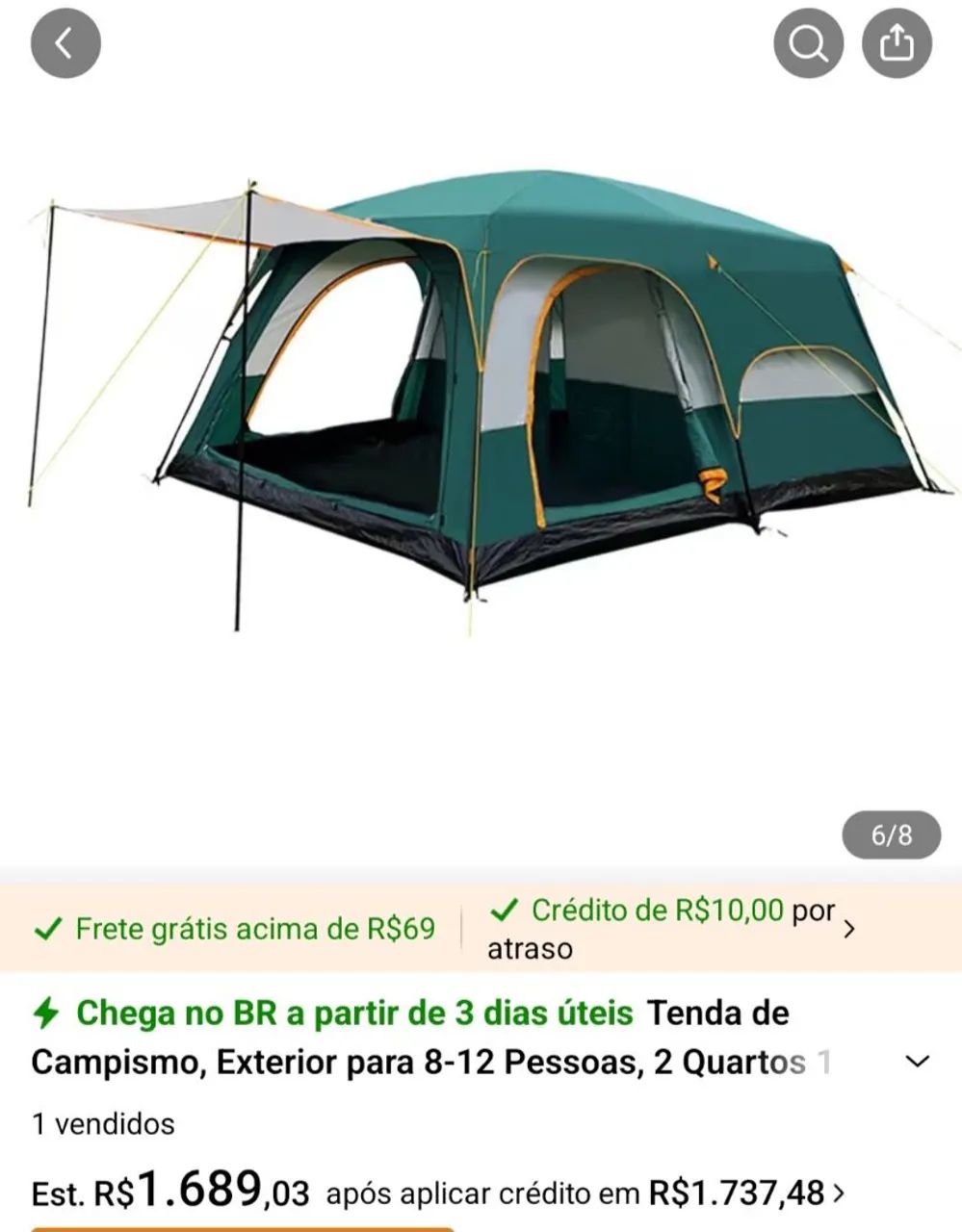 Barraca pra 12 pessoas - Foto 3