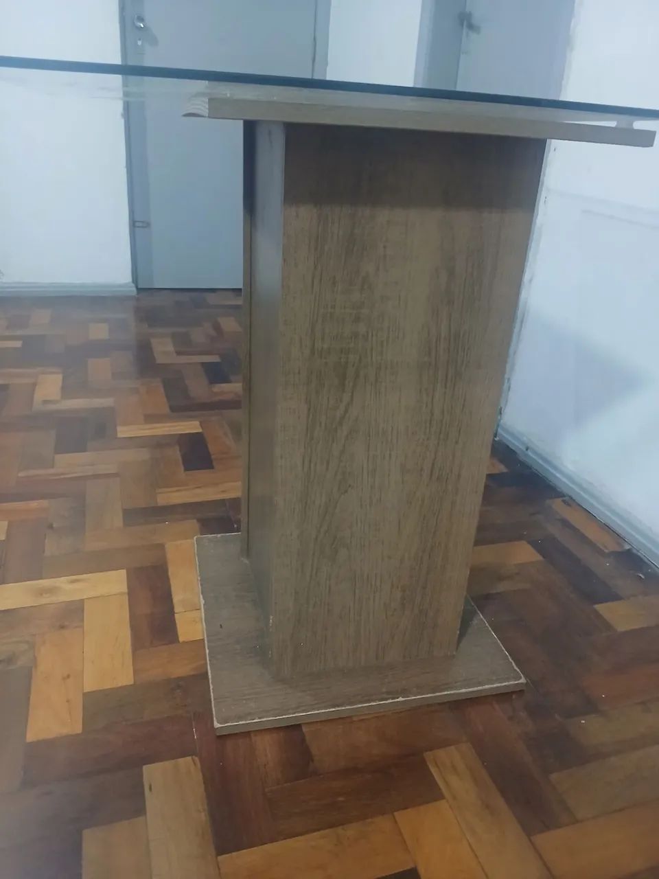 Mesa Madesa Quadrada Tampo de Vidro - Foto 3