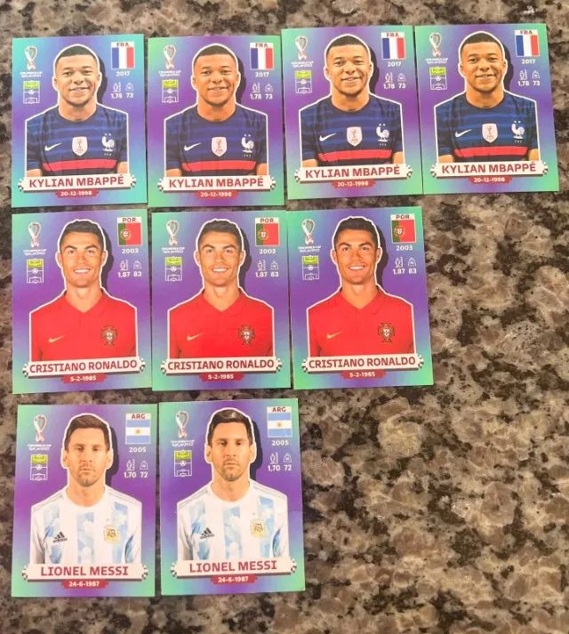 Figurinhas da Copa do Mundo 2022