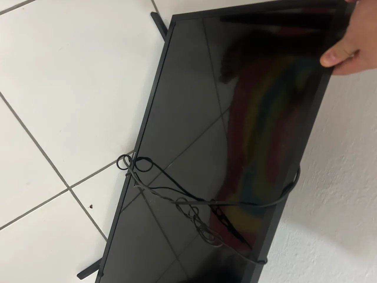 SmarTv Samsung 32 Polegadas ( tela queimada)