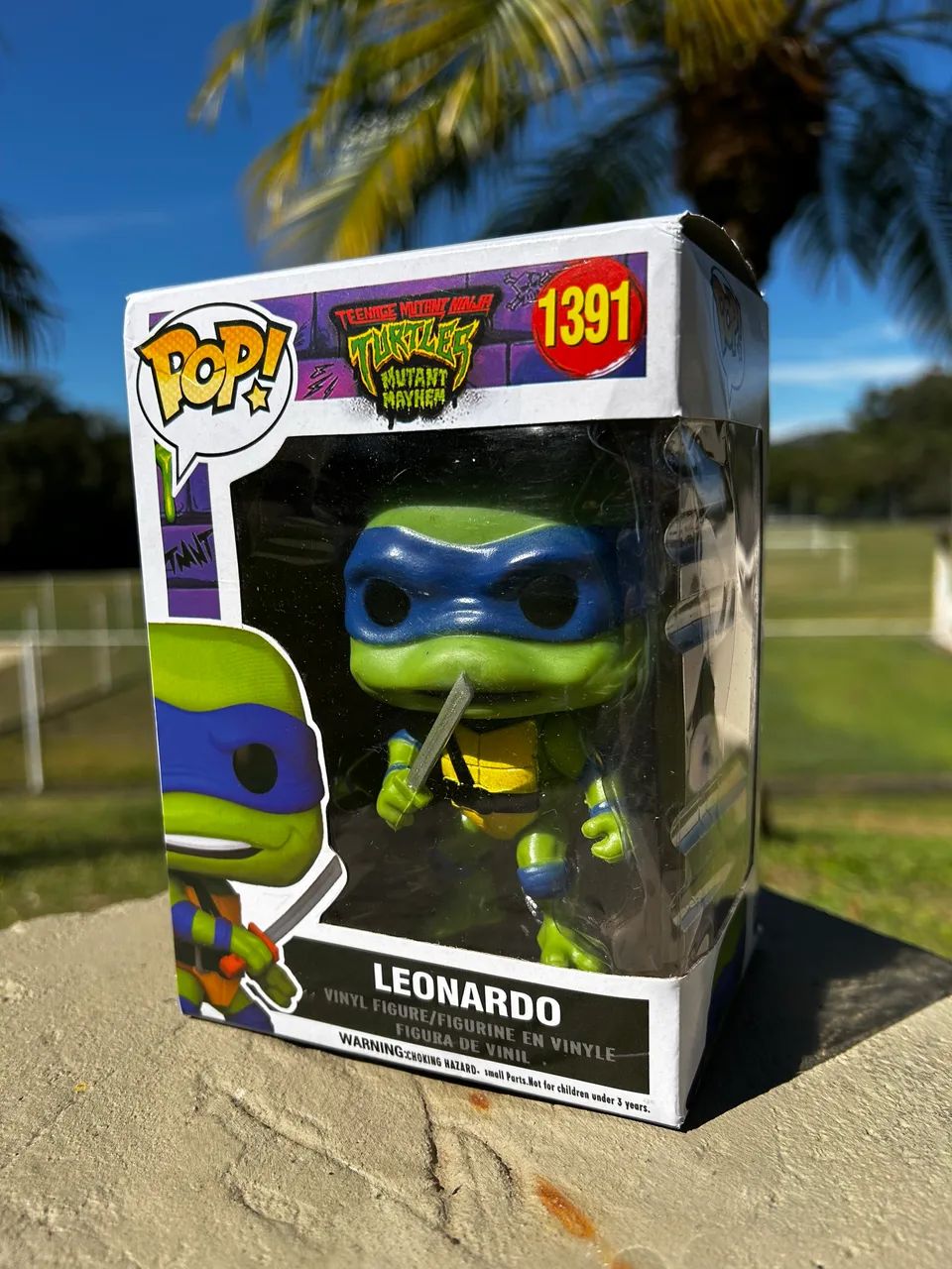 Funko pop Leonardo Tartarugas Ninjas com caixa  - Foto 5