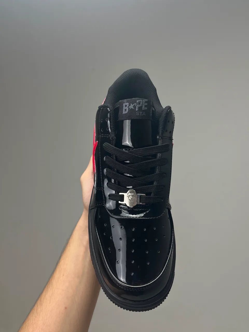 Tênis Preto - Bape Sta Low Black Shark  - Foto 3