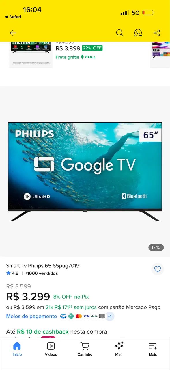 Tv 65 5k ultrahd
