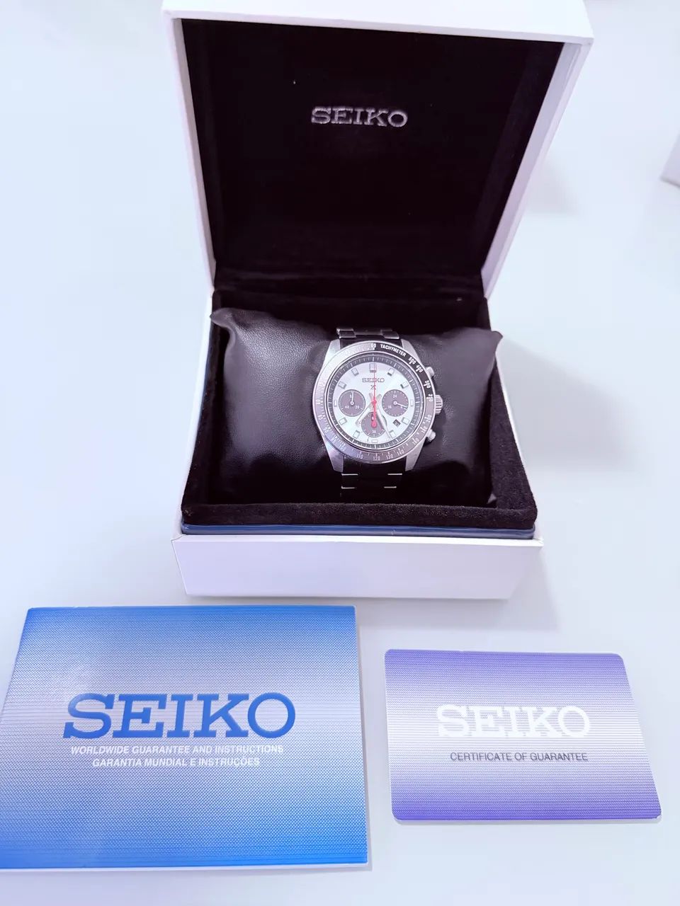 Relógio Seiko Prospex SpeedTimer Solar ( Panda ) - Foto 5