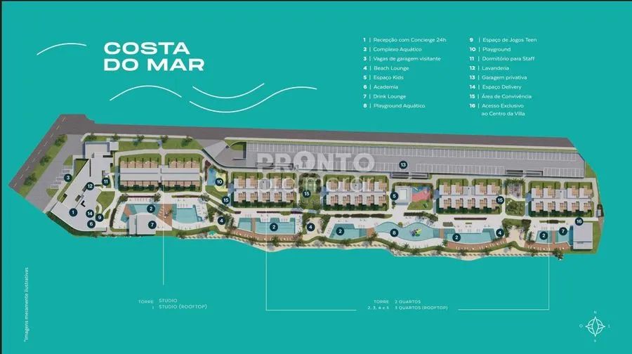 Flat com 1 quarto em Carneiros
