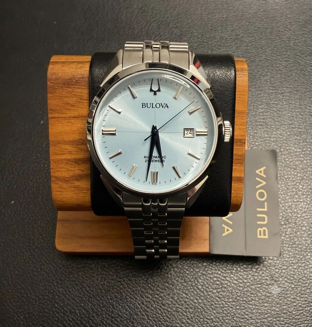 Relogio Bulova Surveyour Automático Azul Lacrado 