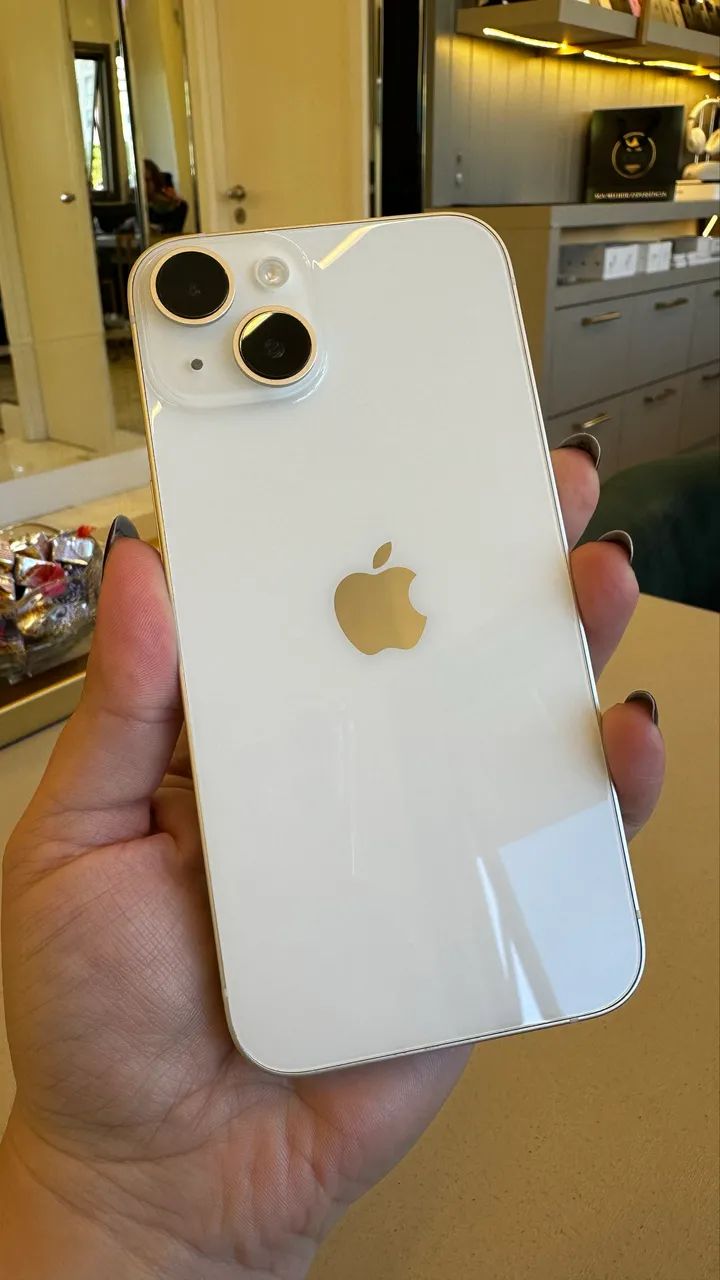 iPhone 14 256gb Branco Seminovo / Loja Física - Celulares e