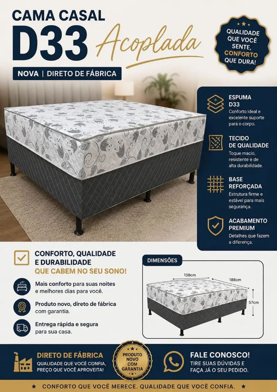 Cama casal box
