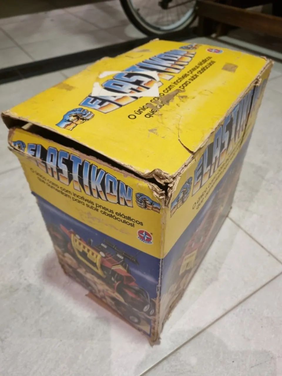 Caixa e manual Original do Brinquedo Elastikon - Estrela