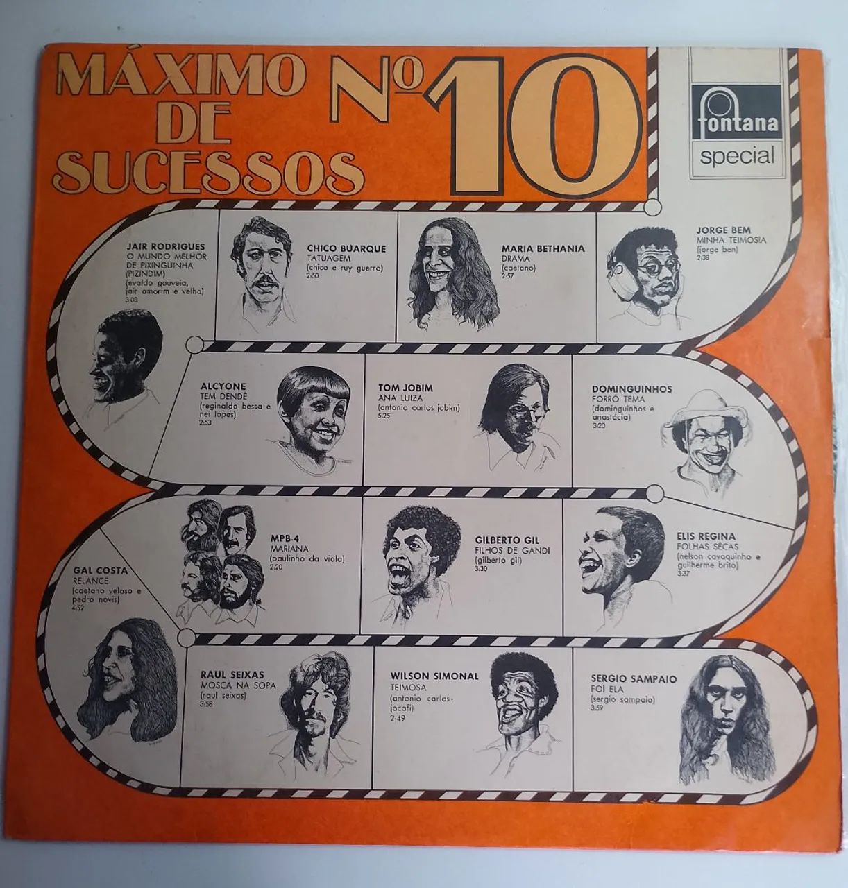 Máximo de Sucessos n°10 1974 LP vinil Coletânea 