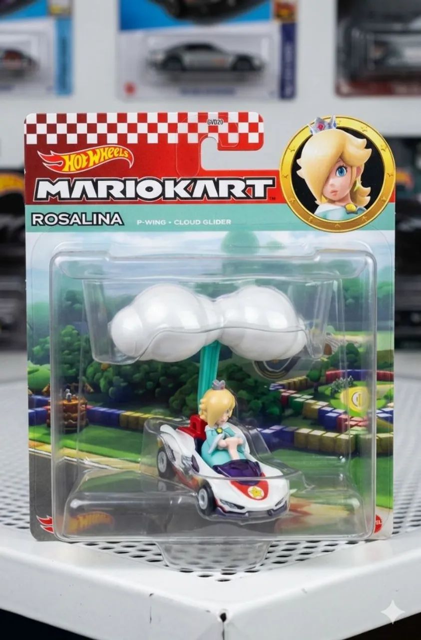 Hot wheels mario kart, rosalina