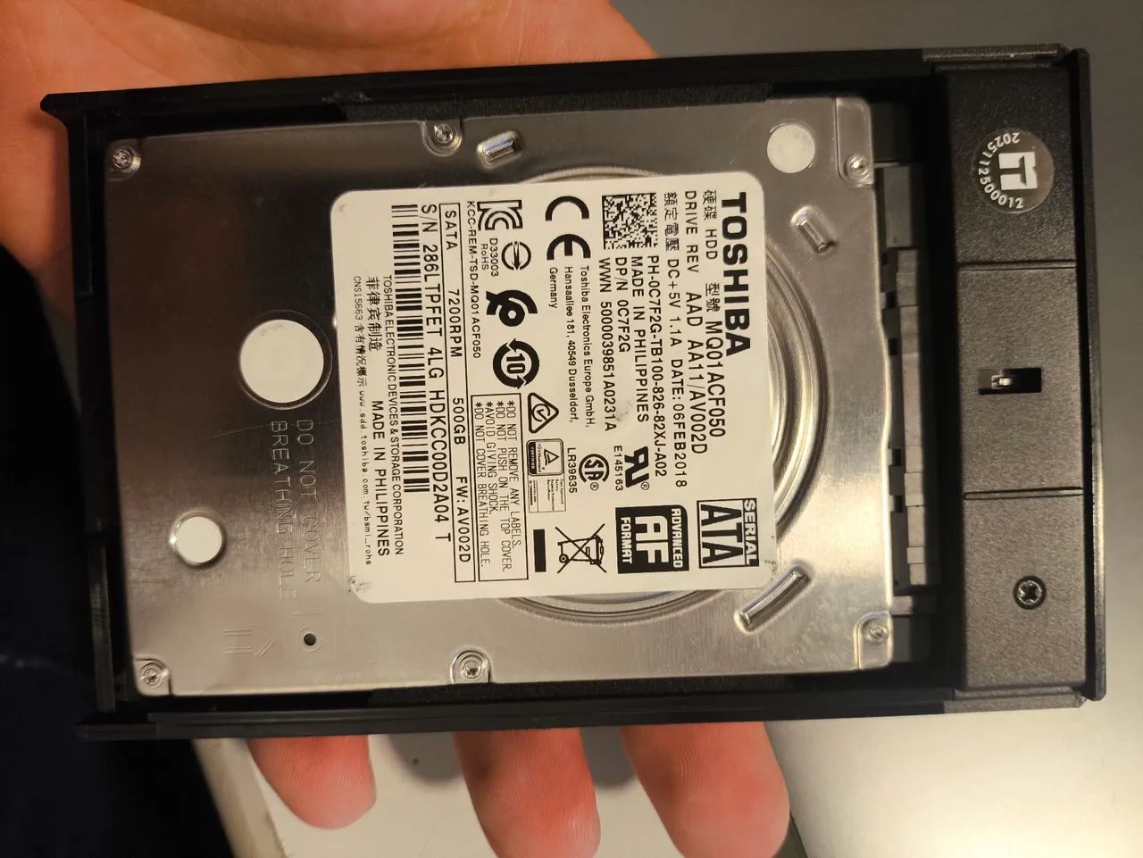 HD interno + Case USB3.0