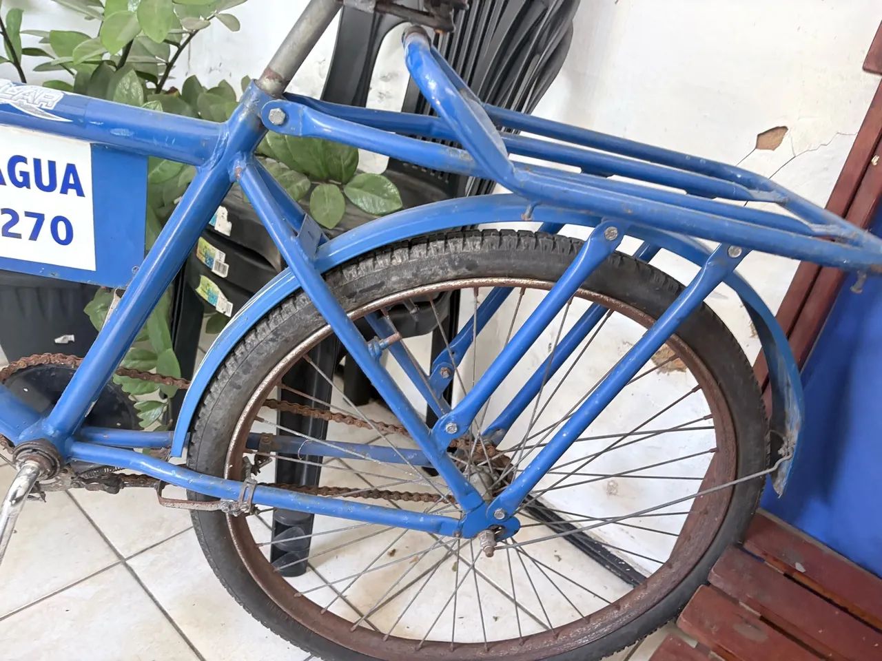 Bicicleta cargueiro pronta pro trabalho  - Foto 4