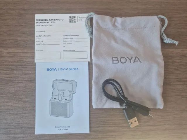 Microfone de Lapela BOYA BY-V3 NOVO - Foto 4
