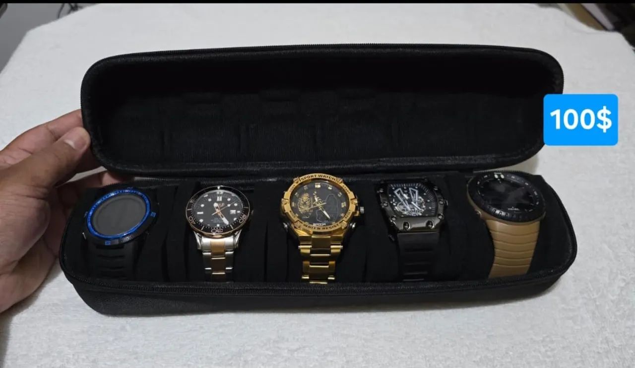 Porta relógios de viagem 