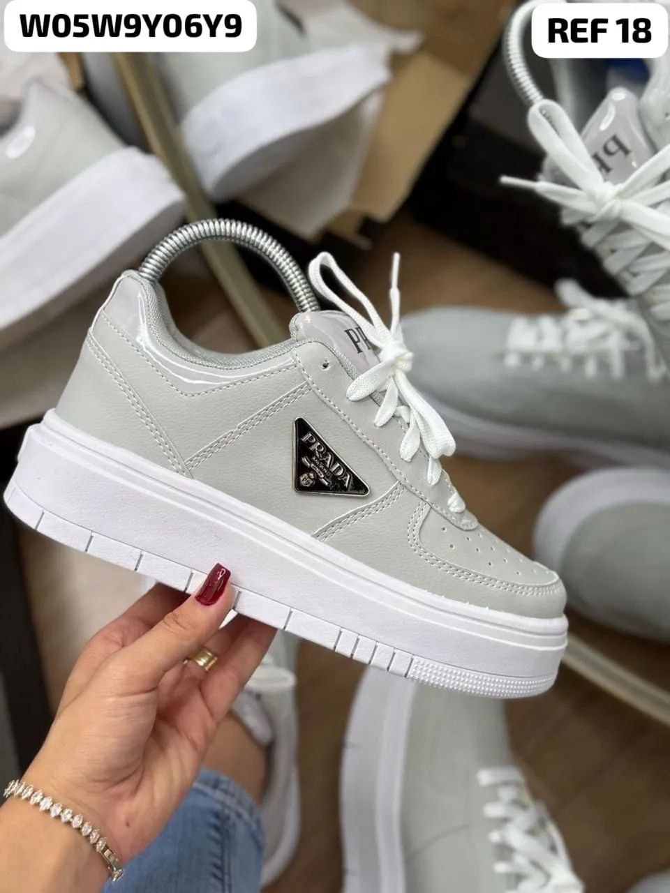 Tênis Prada Plataforma feminino 